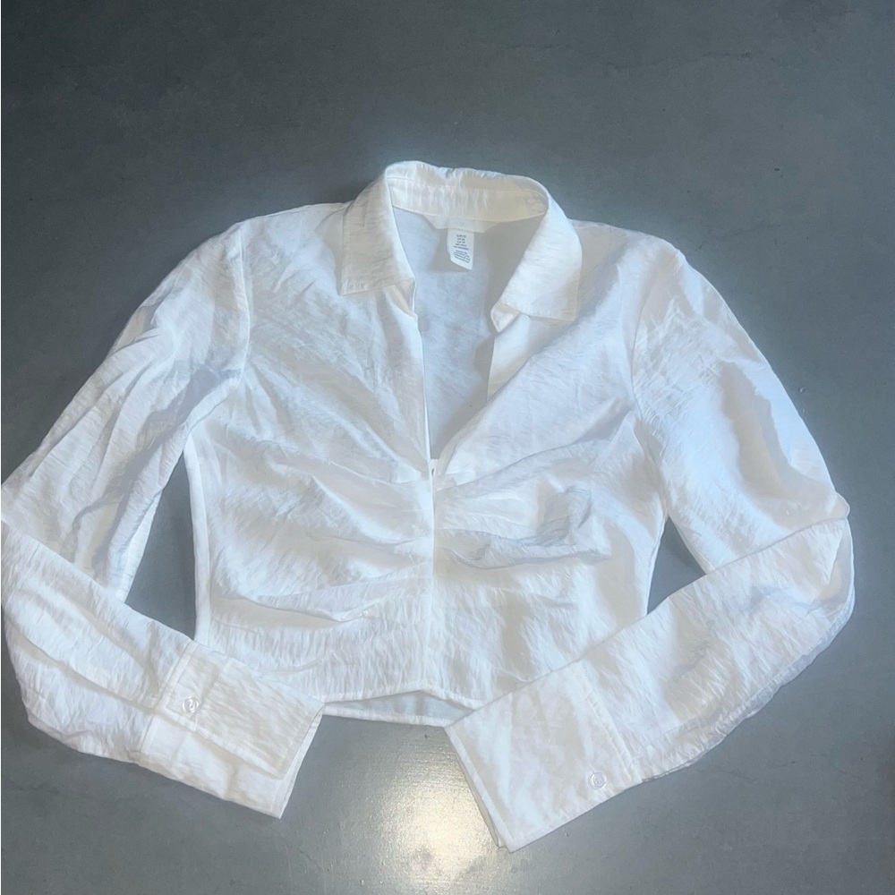 Cropped Button Up